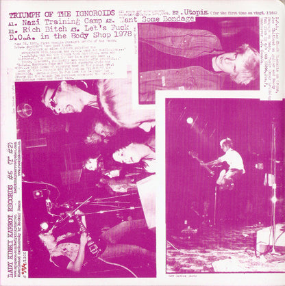D.O.A. – Triumph Of The Ignoroids - 7" - #551/1100 - 2007 - Lady Kinky Karrot Records – LADY KINKY KARROT RECORDS #6 (7" #2)