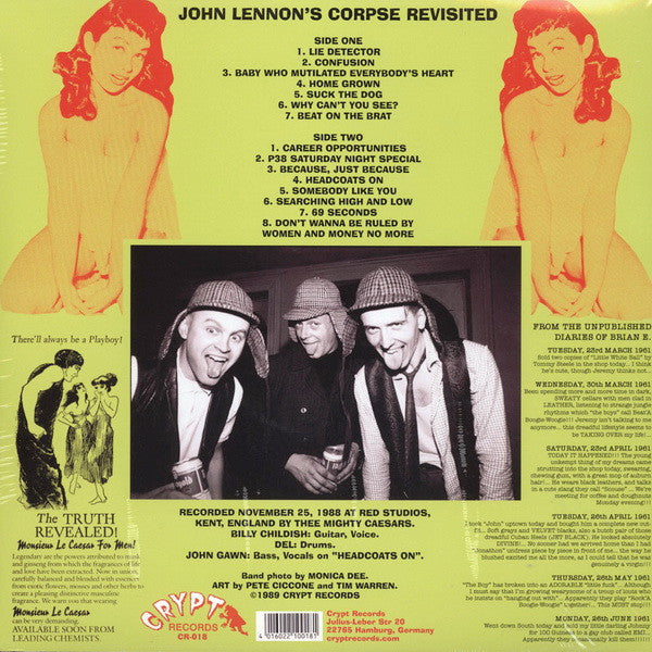 Thee Mighty Caesars - John Lennon's Corpse Revisited (LP, Album, RE)
