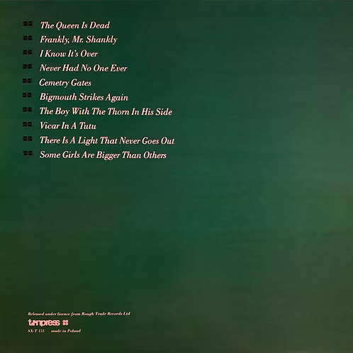 THE SMITHS LP The Queen Is Dead (Grey Marbled Coloured Vinyl)