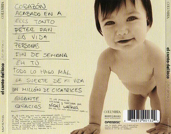 El Canto Del Loco – Personas - CD - 2008 - Columbia – 88697290132, Sony BMG Music Entertainment – 88697290132