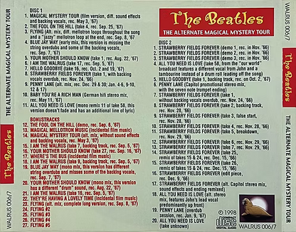 BEATLES 2xCD The Alternate Magical Mystery Tour