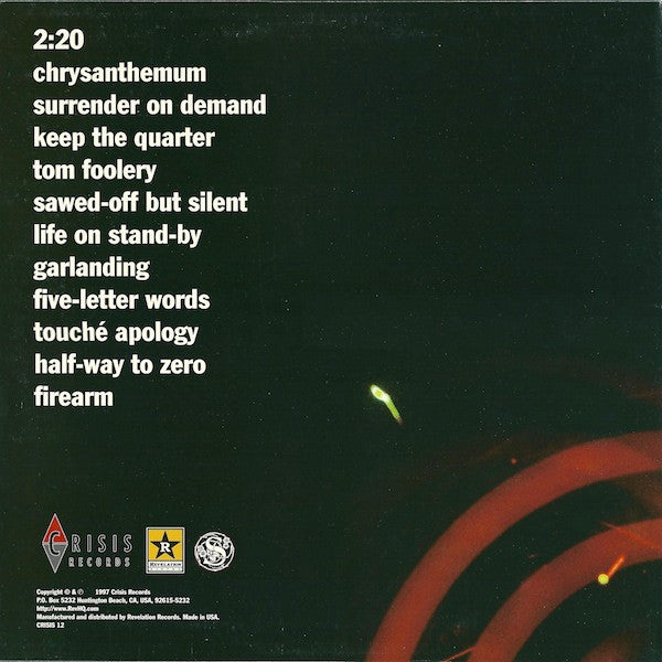 Sparkmarker – 500wattburner@seven - LP - Incluye Insert / With Insert - 1997 - Crisis Records – CRISIS 12 - Vinilo Como Nuevo / Portada Muy Buen Estado (M-/VG+)