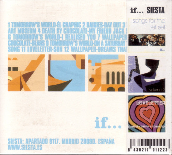 Songs For The Jet Set 2000 - CD - 2000 - Siesta – SIESTA 122 - NEW - SEALED.