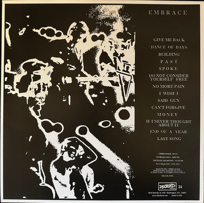 Embrace - Embrace (LP, Album, RE, RM, Green)