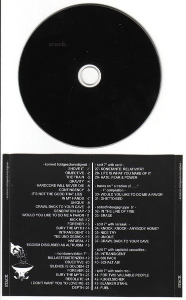 Stack – Konkret Lichtgeschwindigkeit - CD - 2001 - Six Weeks – SW-46 - Very Good Condition (VG+ / VG+)