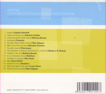 Information and Tourism. A Pleasure Cruise Aboard the Siesta Fantasy - CD - Digipak - 2001 - Siesta – siesta 140