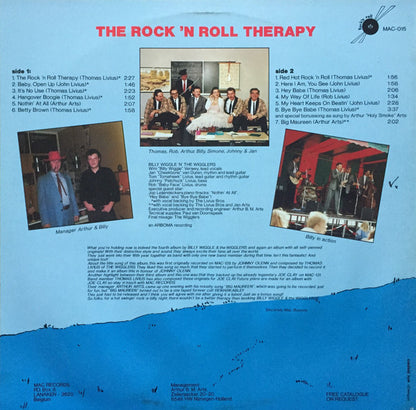 Billy Wiggle & The Wigglers – The Rock-N-Roll Therapy - LP - Mac Records – MAC-015 - Good Condition (VG+ / VG)