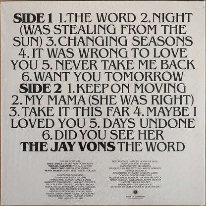 The Jay Vons – The Word - LP - Green and bone swirl - 2019 - La Castanya – LC58 - Vinilo Nuevo / Portada Muy Buen Estado (M/VG+)