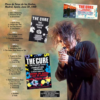 CURE BOX SET 4xLP Plaza De Toros 1989 Las Ventas Madrid (Gold Edition 50 Copies)