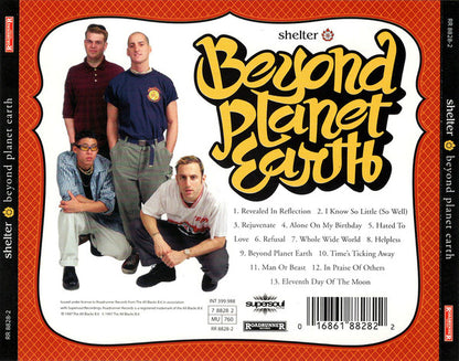 Shelter – Beyond Planet Earth - CD - 1997 - Roadrunner Records – RR 8828-2, Supersoul Recordings – RR 8828-2 - New unplayed but not sealed.