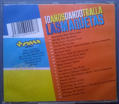 10 Años Dando Tralla Las Maquetas - CD - 2000 - Tralla Records – TRCD092 - Nuevo sin usar pero no precintado / New and unplayed but not sealed.