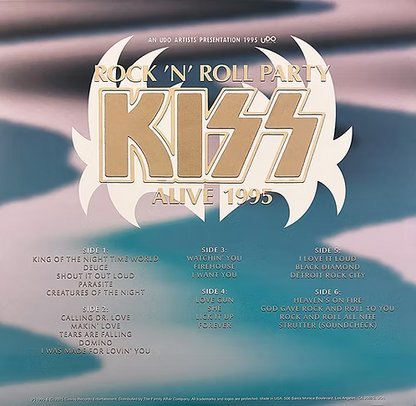 KISS 3xLP Alive 1995 (Purple Colored Vinyl) 200 Numbered Copies