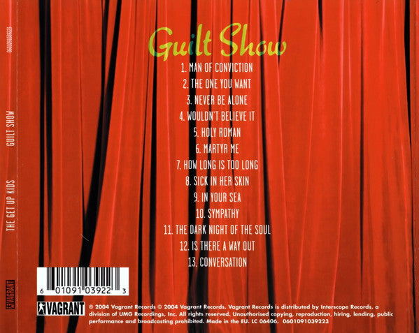 The Get Up Kids – Guilt Show - CD - CD Like New / Cover Like New (M-/M-)