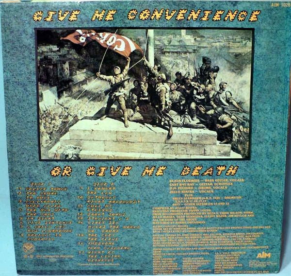 Dead Kennedys – Give Me Convenience Or Give Me Death - LP + 7" + Booklet - White Label - 1989 (Australia) - AIM – AIM 1028 - Vinyl Very Good Plus (VG+) / Cover Very Good Plus (VG+)