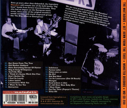 The Matadors – Get Down From The Tree! - CD - Digipak - 2011 - Munster Records – MR CD 299 - NEW / SEALED.
