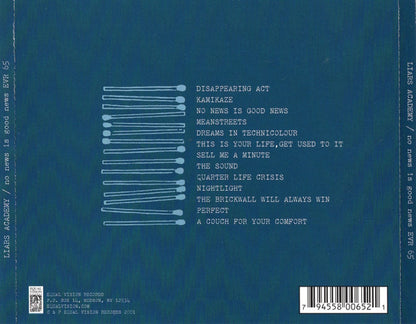Liars Academy – No News Is Good News - CD - New and unplayed but not sealed.