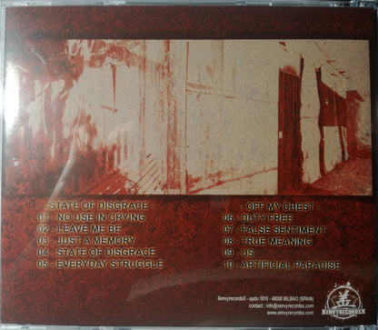 State Of Disgrace / Off My Chest – State Of Disgrace - Off My Chest - CD - NUEVO / PRECINTADO - NEW / SEALED.