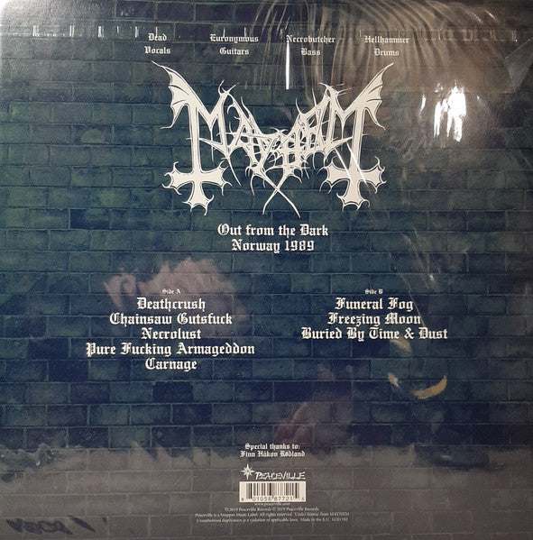Mayhem - Out From The Dark (LP, Album, RE, 180)