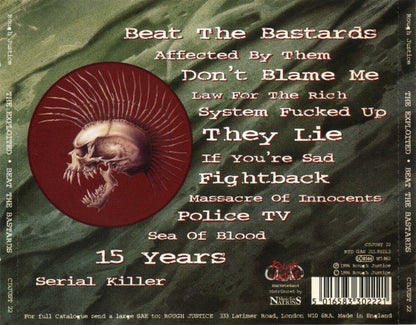 The Exploited – Beat The Bastards - CD - 1996 - Rough Justice – CDJUST 22 - CD Like New / Cover Like New (M-/M-)