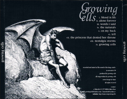 Growing Cells – Growing Cells - CDr - Very Good Condition (VG+ / M-)
