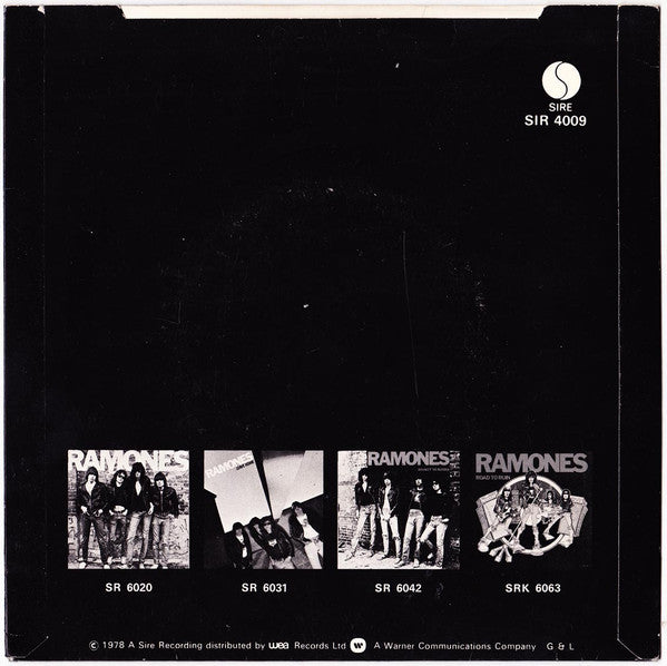 Ramones – She's The One b/w I Wanna Be Sedated - 7" - 1978 - Sire – SIR 4009 - Vinilo Como Nuevo / Portada Muy Buen Estado (M-/VG+)