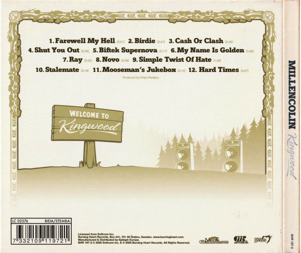 Millencolin – Kingwood - CD - Digipak - Enhanced - Like New (M- / M-)