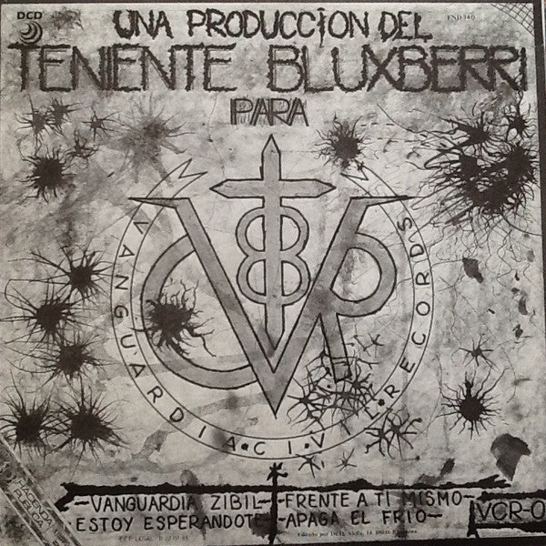 Teniente Bluxberri, Vanguardia Zibil – De Rendirse.....Nada - 12" - 1986 - Vanguardia Civil Records – VCR-0 - Vinyl Near Mint / Cover Near Mint (M-/M-).