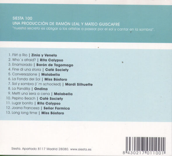 Sol Y Sombra (The First High Musical Comedy of Siesta) - CD - 2000 - Siesta – siesta 100 - NEW – SEALED.