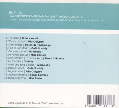 Sol Y Sombra (The First High Musical Comedy of Siesta) - CD - 2000 - Siesta – siesta 100 - NEW – SEALED.