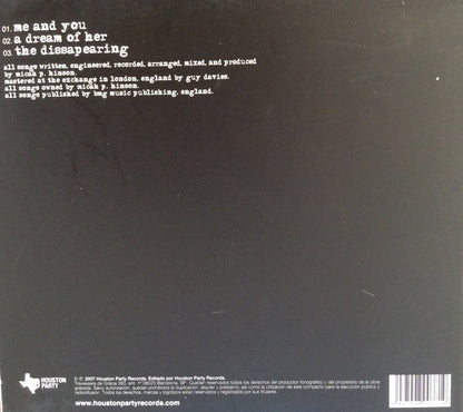 Micah P. Hinson – Presents A Dream Of Her - CDEP - Digipak - 2007 - Houston Party Records – HPR145