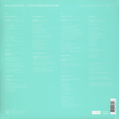 PS I Love You – For Those Who Stay - LP - Translucent Green - 2014 - Paper Bag Records – PAPER085LP - NEW – SEALED.
