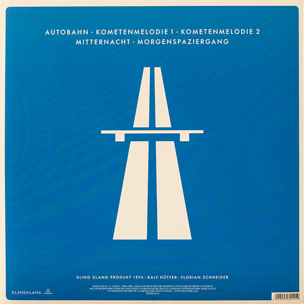 Kraftwerk ‎– Autobahn - LP - 180 gr. - Kling Klang ‎– 5099996601419, Parlophone ‎– 5099996601419 - Nuevo sin usar pero no precintado / New unplayed but not sealed.