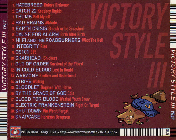 Victory Style III - CD - 1998 - Victory Records – VR87 - NUEVO - PRECINTADO / NEW – SEALED.