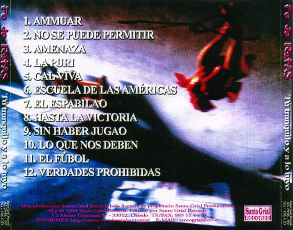 Fe De Ratas – Tú Tranquilo Y A Lo Tuyo - CD - NEW - SEALED.