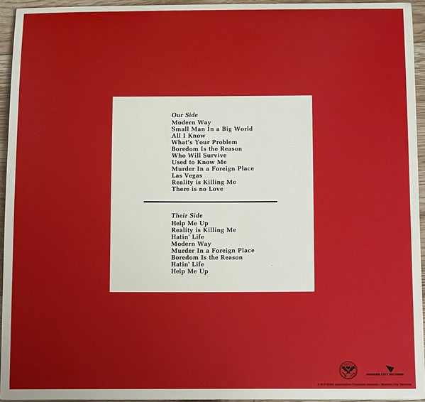 M.I.A - Murder In A Foreign Place (LP, Album, RE, Red with black shadows)