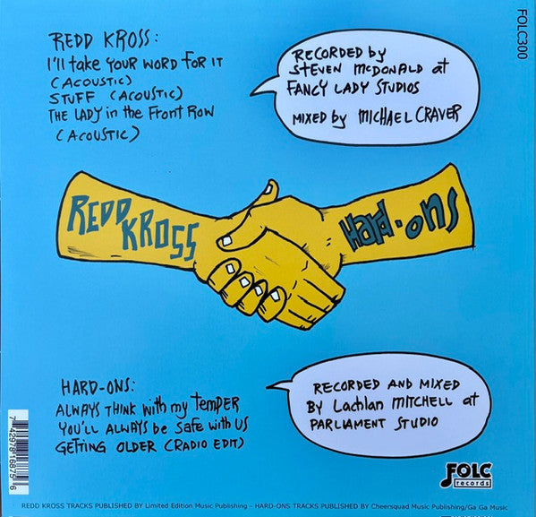 Redd Kross / Hard-Ons! – Split 10" - Firmado / Signed - 2026 - Folc Records – FOLC300 - Nuevo sin usar pero no precintado / New and unplayed but not sealed.
