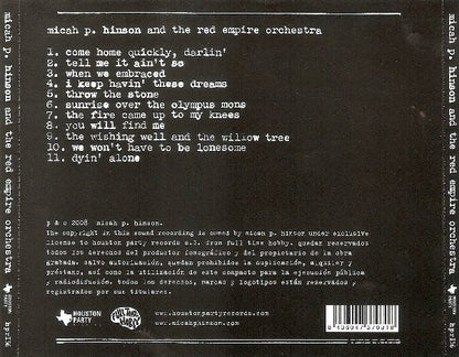 Micah P. Hinson And The Red Empire Orchestra – Micah P. Hinson And The Red Empire Orchestra - CD - 2008 - Houston Party Records – HPR156