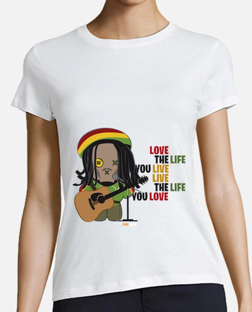 Bob Marley - Camiseta Chica / Girl T-Shirt