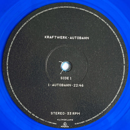 Kraftwerk – Autobahn - LP - Blue Translucent - Kling Klang – 50999 9 66014 1 9, Parlophone – 5099996601419 - NEW / SEALED.