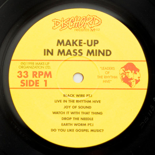 Make-Up – In Mass Mind - LP - 1998 - Dischord Records – DIS 113, Black Gemini Records – #3 - USED (M- / M-)