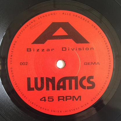 Lunatics – Speedfreak - 7" - #103 - Green Spray-Paint - 1990 - Bizzar Division – Very Good Condition (M- / VG+)