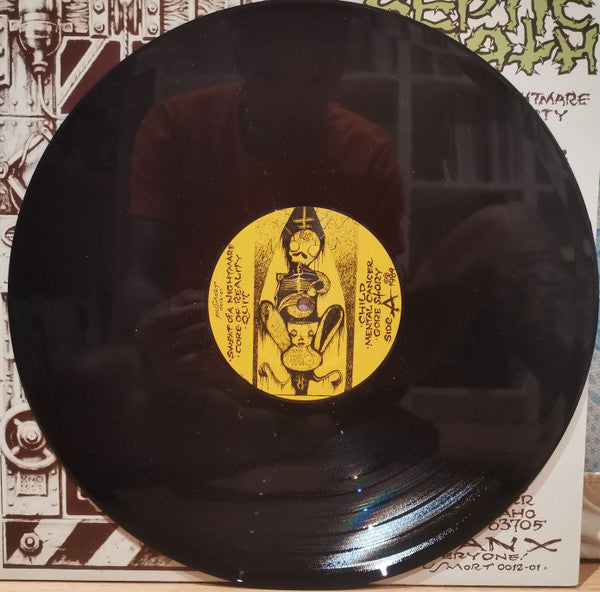 Septic Death – Need So Much Attention... Acceptance Of Whom - LP - With Insert - Unofficial - Vinyl Like New / Cover Like New (M-/M-).