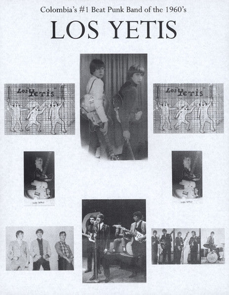 Los Yetis – Colombia’s #1 Beat Punk Band Of The 1960’s - The True History of Los Yetis - LP - 2007 - Unofficial - USED (M- / M-)