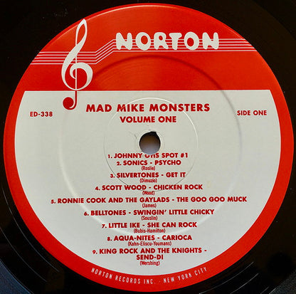 Mad Mike Monsters Volume 1 - A Tribute To Mad Mike Metrovich - LP - 2008 - Norton Records – ED-338 - Nuevo sin usar pero no precintado / New and unplayed but not sealed.