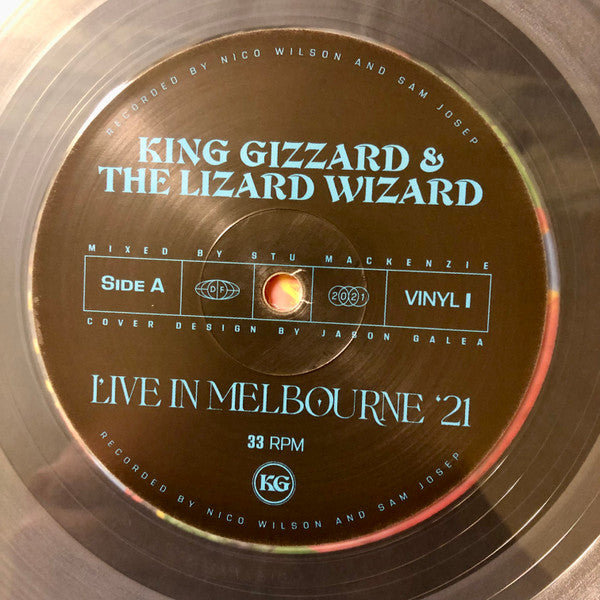 King Gizzard & The Lizard Wizard - Live In Melbourne '21 (Live At Sidney Myer Music Bowl) (3xLP, Album, Ltd, Clear)