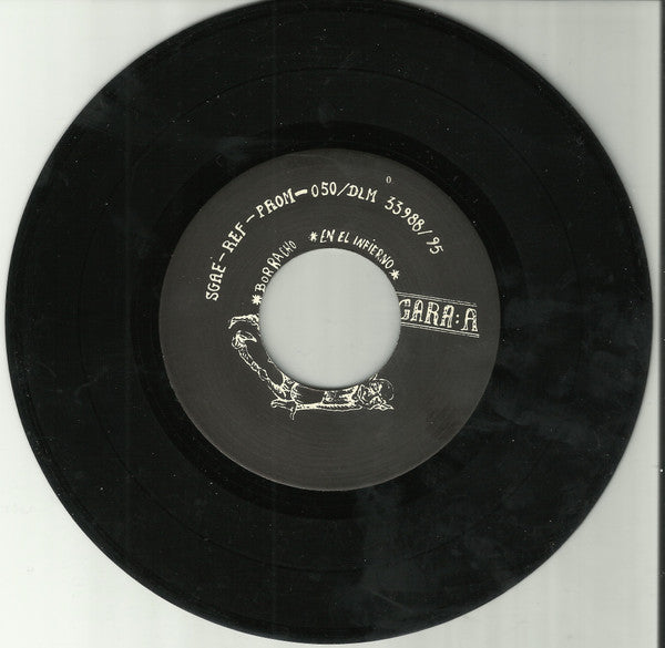 Devicio – Borracho - 7" - 1995 - El Mas Alla Records – PROM-050 - Vinyl Very Good Plus / Sleeve Very Good Plus (VG+/VG+).