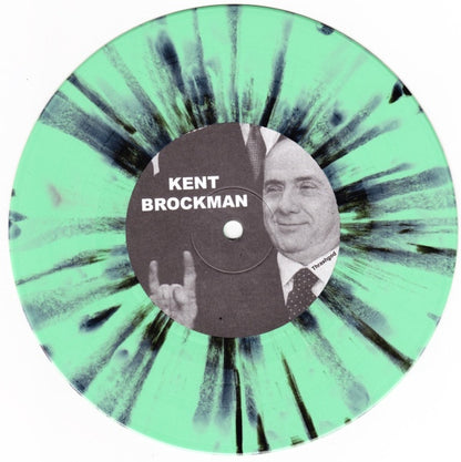 Kent Brockman / Bizarre X – !Nö Sleep 'Till Circlepit! - 7" - Green / Black Splatter - New, unplayed but not sealed.