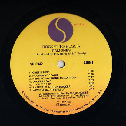 Ramones ‎– Rocket To Russia - LP - 180 gram - 2005 - Sire ‎– SR 6042 - Vinilo Como Nuevo / Portada Muy Buen Estado (M-/VG+)