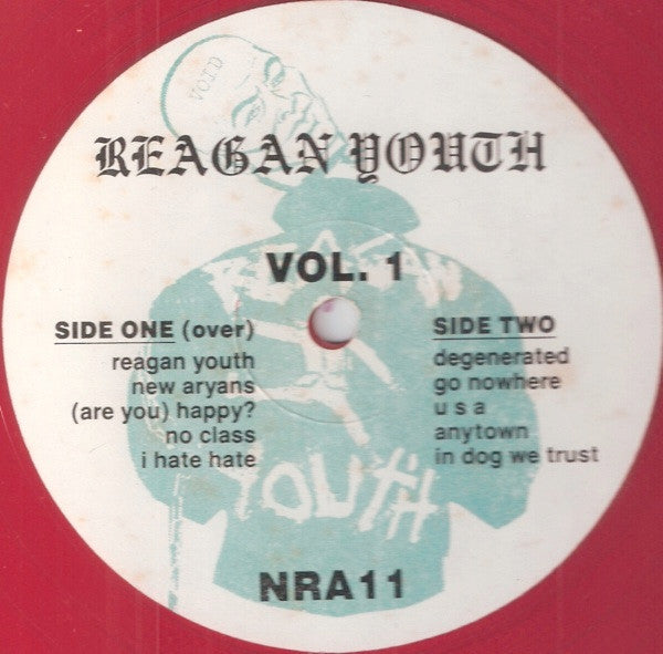 Reagan Youth – Vol. 1 - LP - ROJO / RED - 1990 - New Red Archives – NRA11 - Como Nuevo / Like New (M- / M-)