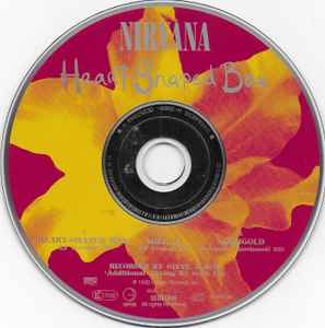 Nirvana ‎– Heart-Shaped Box - CD-Single - Geffen Records ‎– GED21849, Sub Pop ‎– GED21849 - New and unplayed but not sealed